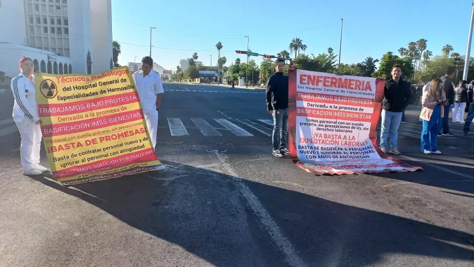 Manifestaci�n de trabajadores del sector salud
