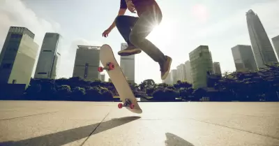 Skateboarding