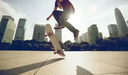 Skateboarding