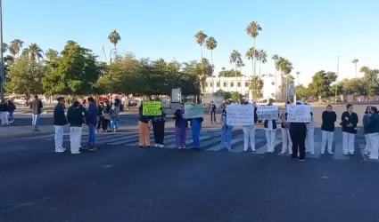 Manifestaci�n en Hermosillo