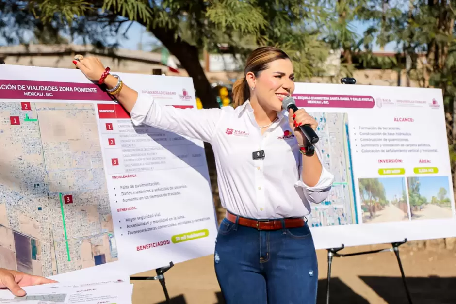 Rehabilitaci�n en vialidades de la zona poniente de Mexicali