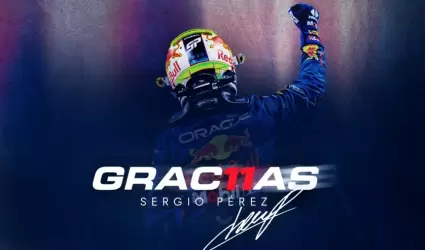 Red Bull le da las gracias a "Checo" P�rez