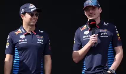 Max Verstappen y Checo P�rez