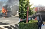 Se desata la violencia en Tabasco: veh�culos quemados, tiendas incendiadas y mot�n