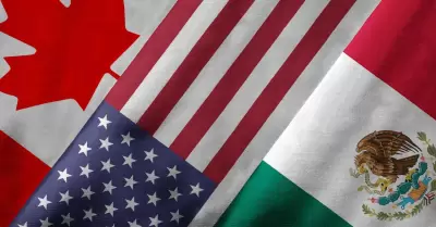 Banderas de Canad�, Estados Unidos y M�xico