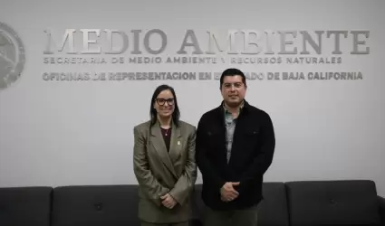 Se re�ne M�nica Vega con representante de la Semarnat en Baja California para fo
