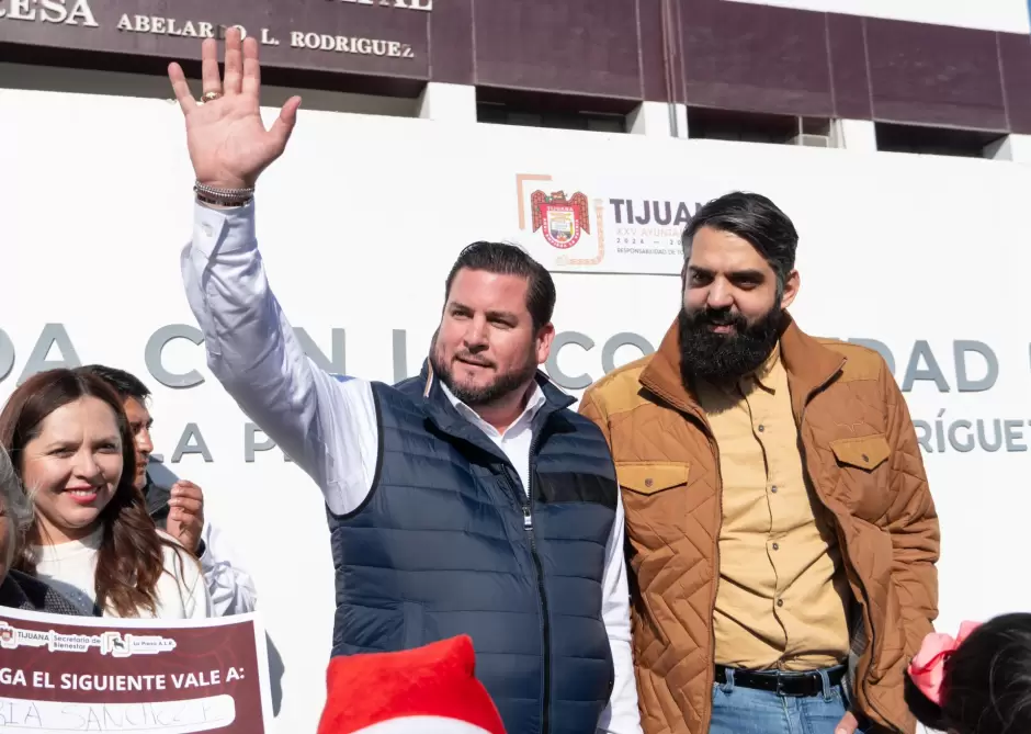 Comparte alcalde Ismael Burgue�o posada navide�a con vecinos de la delegaci�n La Presa Abelardo L. Rodr�guez