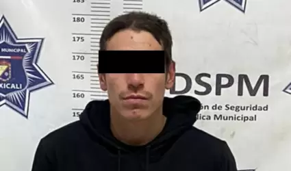 Detienen a hombre por posesi�n de enervantes en Mexicali