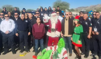 Posada organizada por la Polic�a Municipal de Hermosillo para menores de colonia