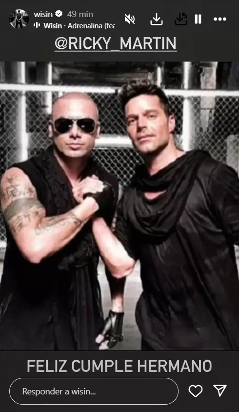 Felicitaci�n de Wisin