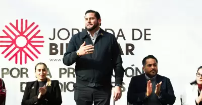 Entrega alcalde Ismael Burgue�o donativo de 500 mil pesos al Museo �mbar