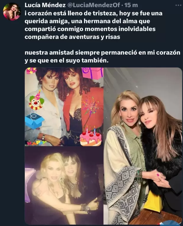 Mensaje de Luc�a M�ndez