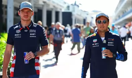 Max Verstappen y Checo P�rez