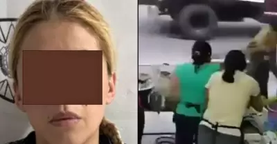 Detienen a mujer que arroj� aceite caliente a vendedoras