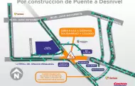 A partir del jueves, transitar�n automovilistas por rutas alternas de Colosio y Solidaridad