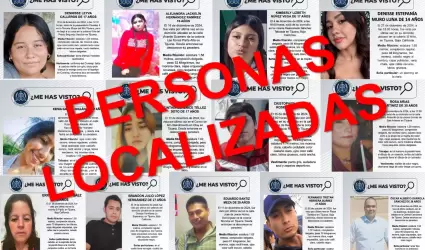 FGE localiza a trece personas reportadas como desaparecidas