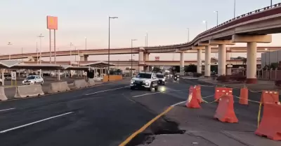 Cierre vial por construcci�n de paso a desnivel