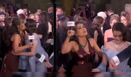 El encuentro emotivo de Salma Hayek y Selena G�mez en los Golden Globes