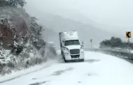 Cierran circulaci�n en Puerto San Luis y Puerto Cananea por nevada