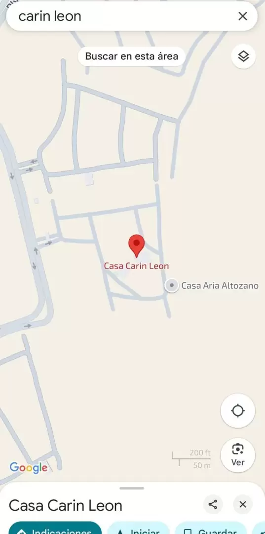 La mans�n de Carin Le�n aparece en Google Maps