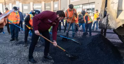 Constata presidente municipal de Tijuana Ismael Burgue�o obras de mantenimiento 