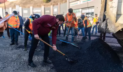 Constata presidente municipal de Tijuana Ismael Burgue�o obras de mantenimiento 