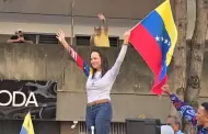 Denuncian que Mar�a Corina Machado fue "violentamente interceptada" en Venezuela