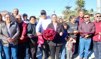 Obra de pavimentaci�n en Ampliaci�n Lucio Blanco