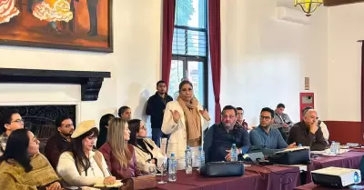 Presidenta municipal Claudia Agat�n Mu�iz