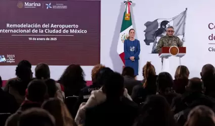 Presidenta de M�xico anuncia remodelaci�n del Aeropuerto Internacional de la Ciu