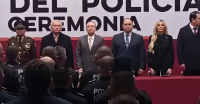 Ceremonia por el D�a del Polic�a