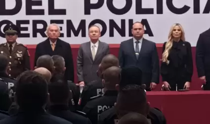 Ceremonia por el D�a del Polic�a