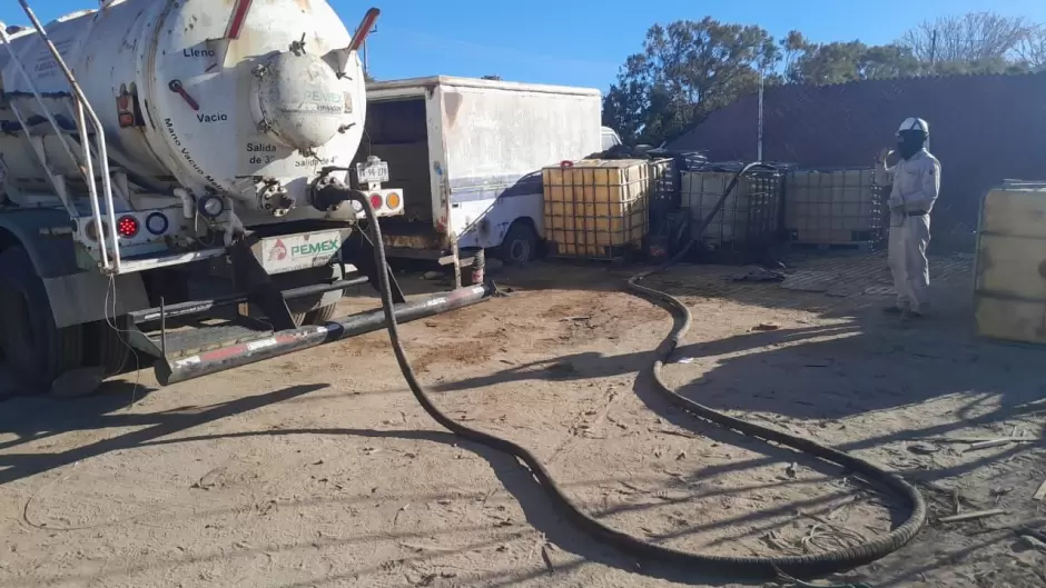 Tras operativos en Tecate se han asegurado m�s de 9 mil litros de hidrocarburos, as� como un t�nel