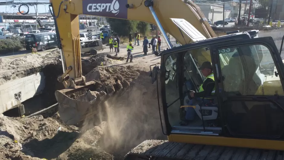Informa CESPT avances en la rehabilitaci�n del acueducto Florido-Aguaje