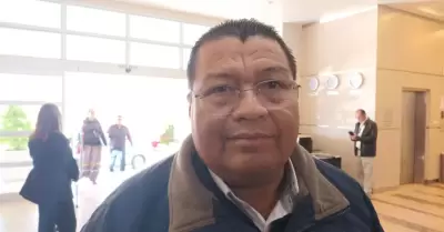 Cecilio Luna Salazar, presidente de la Asociaci�n de Padres de Familia