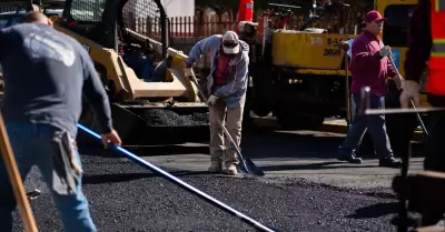 Obras de pavimentaci�n