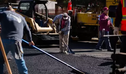 Obras de pavimentaci�n