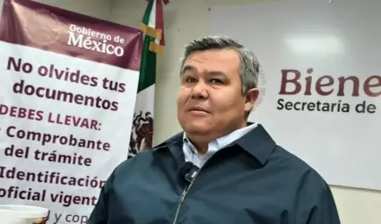 Octavio Almada, delegado de la Secretar�a de Bienestar