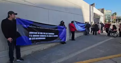 Manifestaci�n frente a las oficinas de la SSPCM
