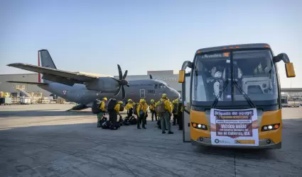 Entran en apoyo bomberos mexicanos en incendios de Los �ngeles