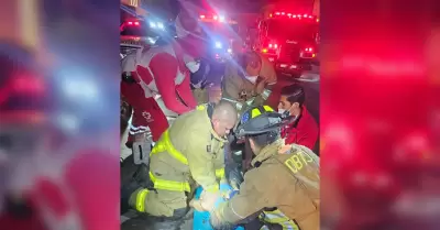 Incendio en casa habitaci�n deja a mujer de la tercera edad lesionada en Tijuana