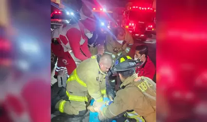 Incendio en casa habitaci�n deja a mujer de la tercera edad lesionada en Tijuana