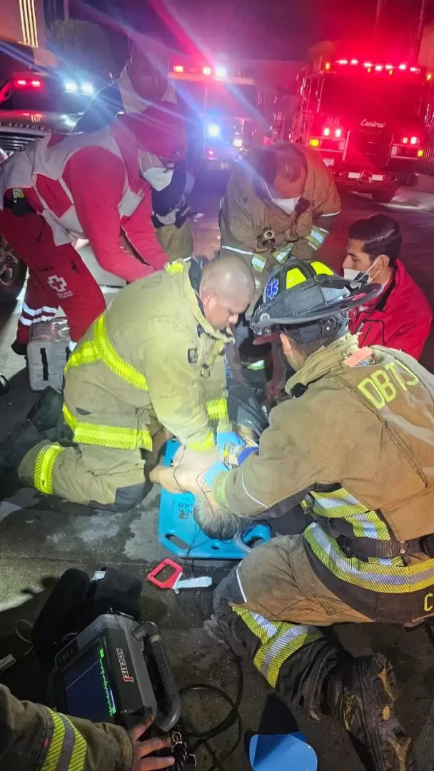 Incendio en casa habitaci�n deja a mujer de la tercera edad lesionada en Tijuana