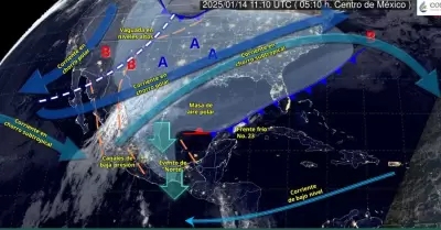 Pron�stico meteorol�gico de este 14 de enero