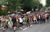Migrantes salen de Chiapas con la intenci�n de llegar a EEUU antes de que asuma Trump