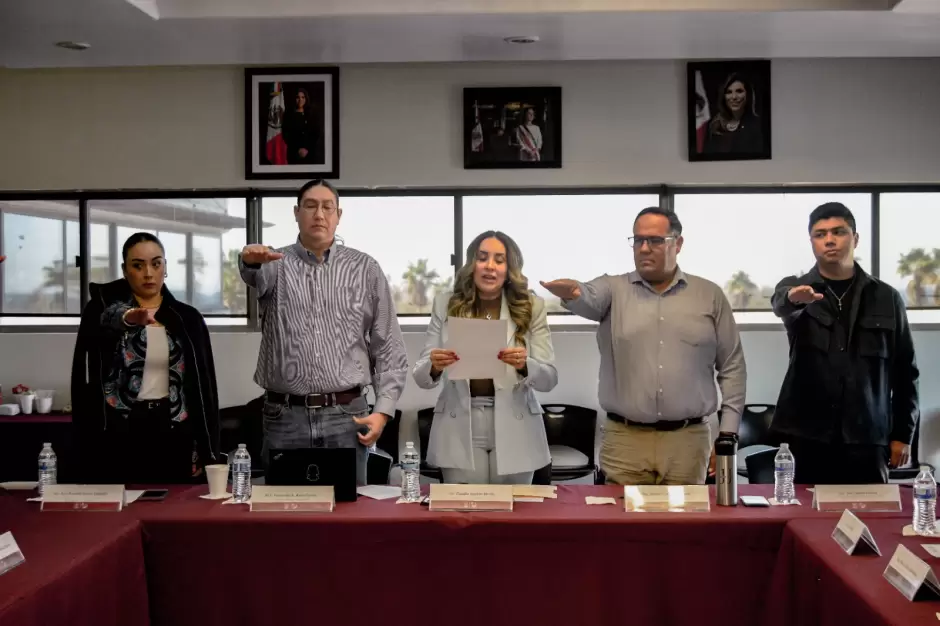 Rinden protesta miembros del Comit� T�cnico Asesor para la Prevenci�n Lum�nica