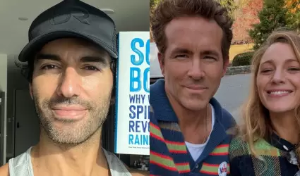Justin Baldoni/Blake Lively y Ryan Reynolds
