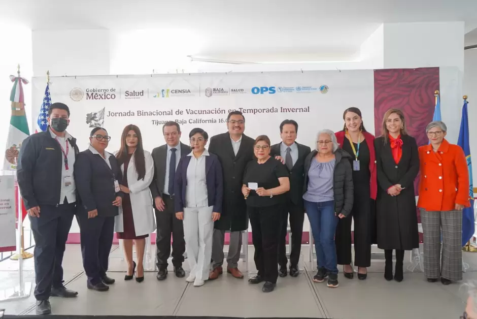 Instalan puntos de vacunaci�n binacional
