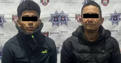 Caen dos sujetos armados y con veh�culo robado