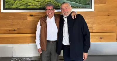Ricardo Monreal y Ad�n Augusto L�pez